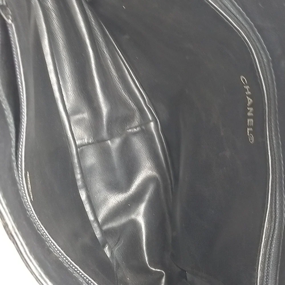 Chanel Black Lamb Skin Tote